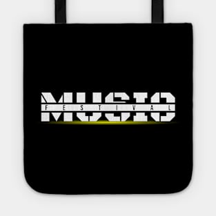 Music Festival Text Style Tote