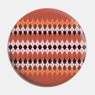 browny fabric Pin