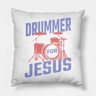 Drummer For Jesus Pillow