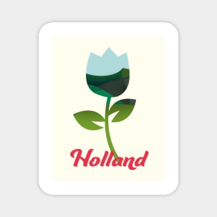 Holland Tulip Vacation art Magnet