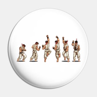 Street Fighter 2 Ryu Shoryuken Pin