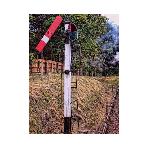 Signal on the North Norfolk Railway by avrilharris