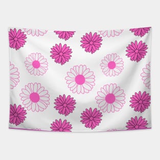 Pink Daisies Pattern Tapestry