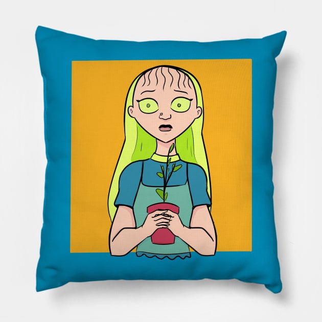 Posey Pillow by inkpocket