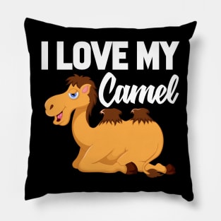 I Love My Camel Pillow