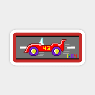 Pixel Race Car 1:64 Scale Magnet