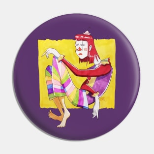 Silly Clown Pin