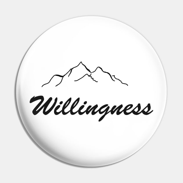 Willingness as mountains, inspirational meanings Pin by TargetedInspire