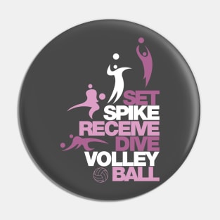 Volleyball is Life Pin