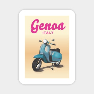 Genoa Italy scooter Magnet