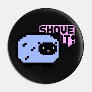 8-Bit Pixel Friend - Shove It! Sheep Pin