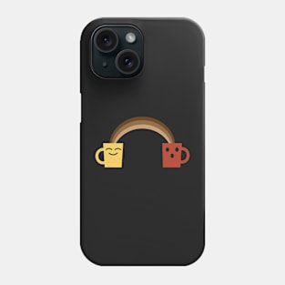 My Coffee Needs Coffee Funny Caffeine Rainbow Phone Case