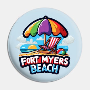 Fun in the Sun at Fort Myers Beach, Florida Pin