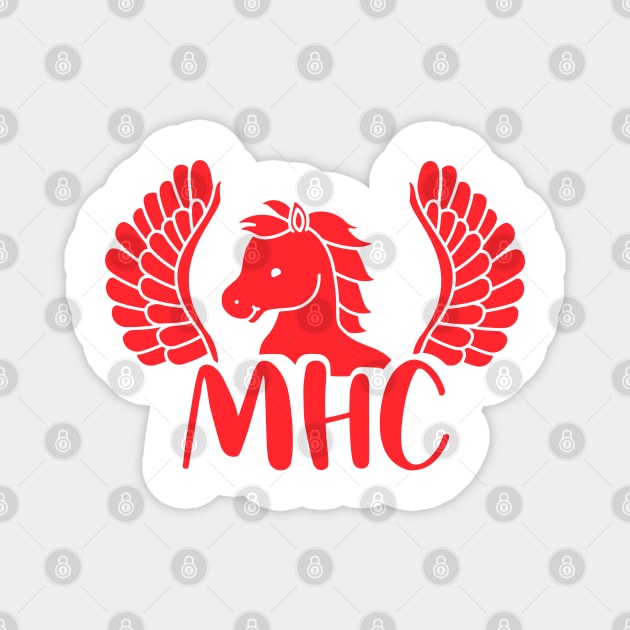 Red Pegasus MHC 2022 Magnet by maya-reinstein