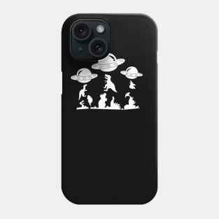 Dinosaur Abduction Phone Case