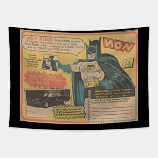 Bob Kane Singalong with Batman Tapestry