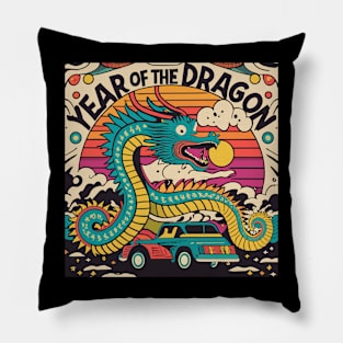 year of the dragon Pillow