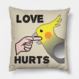 Love Hurts - Cockatiel Male Pillow