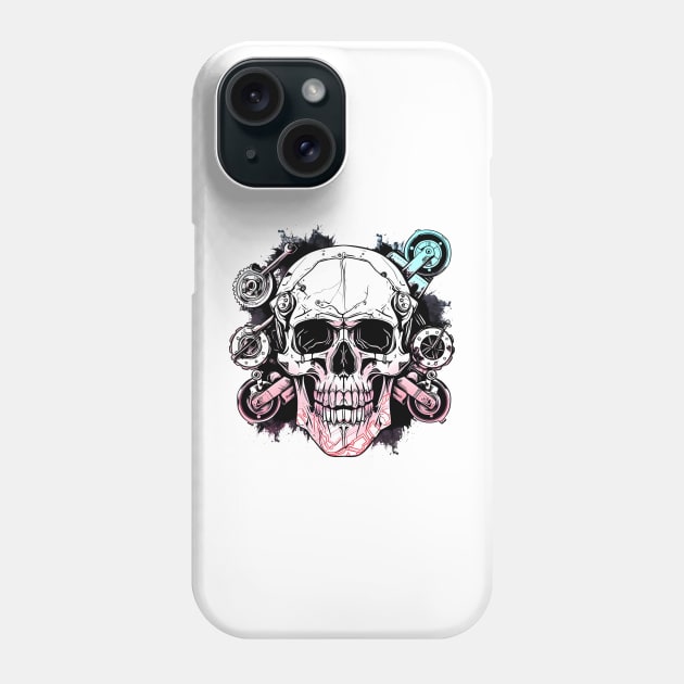 Garage Skull Design Phone Case by ragil_studio