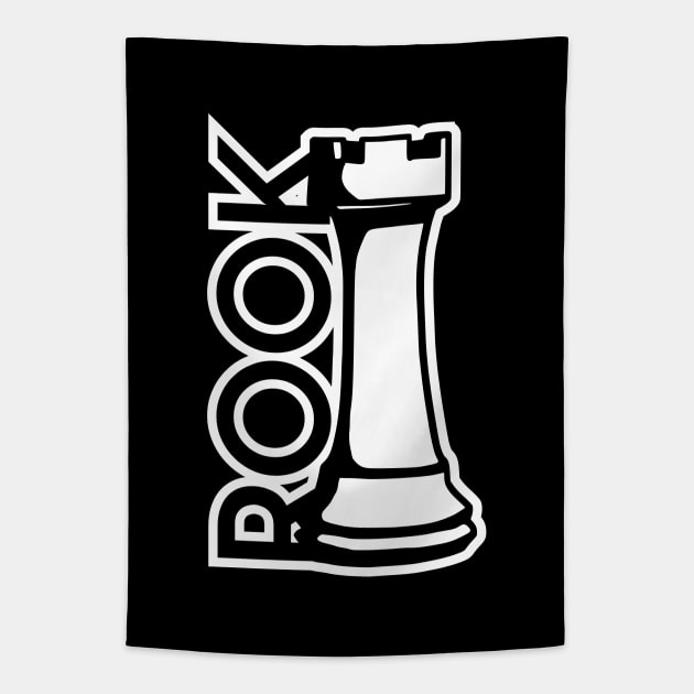 The Rook - Chess game Tapestry by TKsuited