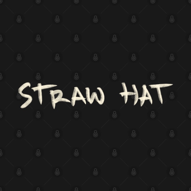 Hand Drawn Straw Hat by Saestu Mbathi