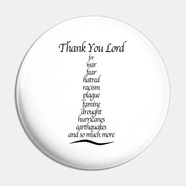 Thank You Lord Pin by Verl