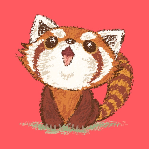 Red panda happy by sanogawa