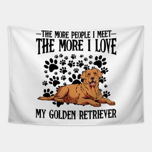 Golden Retriever Tapestry