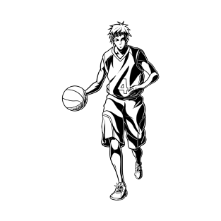 Seijuro Akashi in Action Line Art T-Shirt