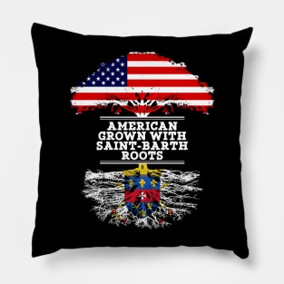 American Grown With Saint Barth Roots - Gift for Saint Barth From Saint Barthelemy Pillow