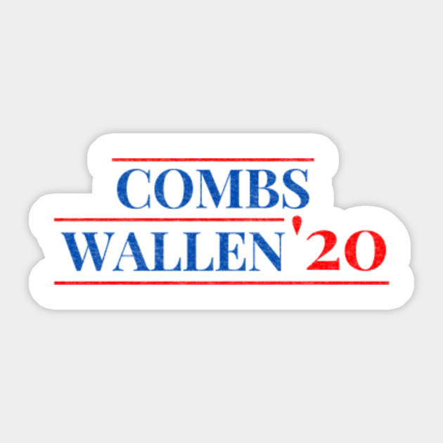 Luke Combs Morgan Wallen 2020 Country Music - Combs Wallen - Sticker | TeePublic
