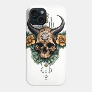 Awesome skull. Add a touch of darkness Phone Case