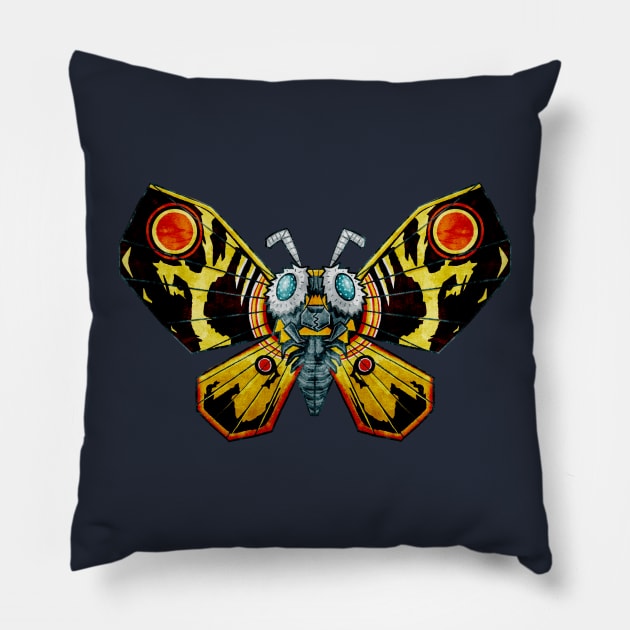 Mothra Pillow by Capt. Jack