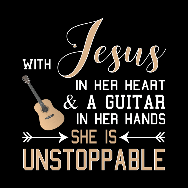 WITH JESUS IN HER HEART & A GUITAR HANDS SHE Is product by nikkidawn74