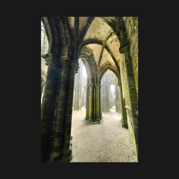 Ruins of St Mathieu Abbey in Fine-Terre by rollier