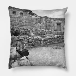 Vintage Tambomachay Peru Pillow