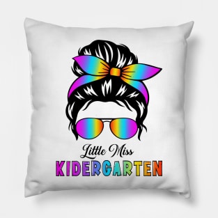 Little Miss Kindergarten Girls Back To School Pillow