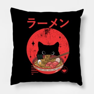 cat ramen Pillow