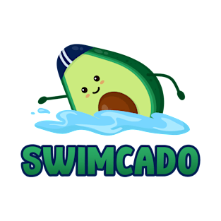 Swimcado Avocado Avocados Schwimmen Schwimmer T-Shirt