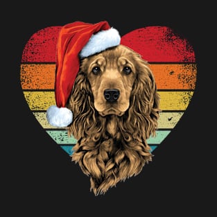 Dog Santa Christmas dog vintage christmas T-Shirt