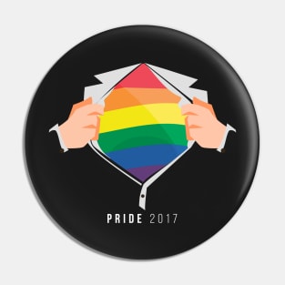 Gay Superhero Pin