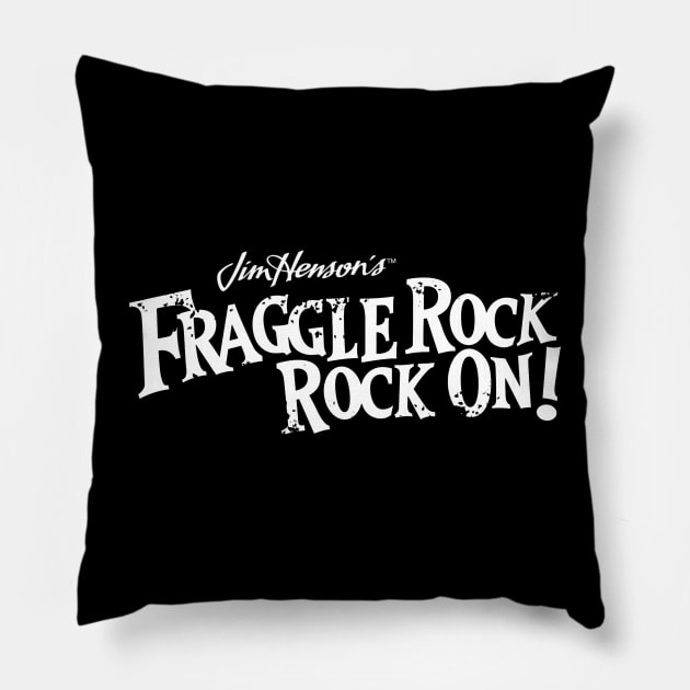 FRAGGLE ROCK ON! V2 Pillow by Haunted House Tattoo