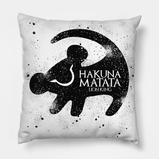 Hakuna Matata Pillow by arashiyuka