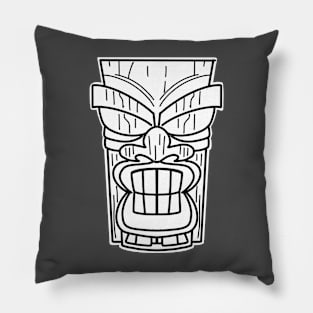 Tiki head Pillow