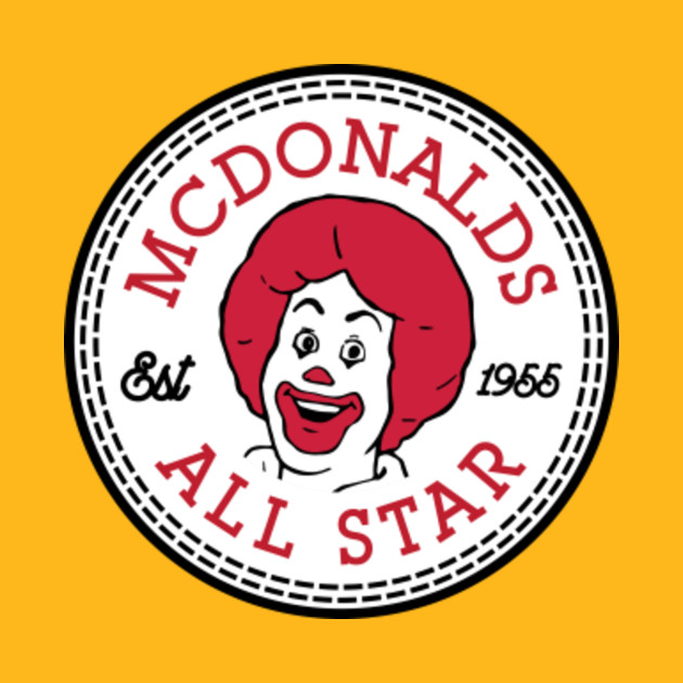 McDonalds All Star Converse Logo Mcdonalds TShirt TeePublic