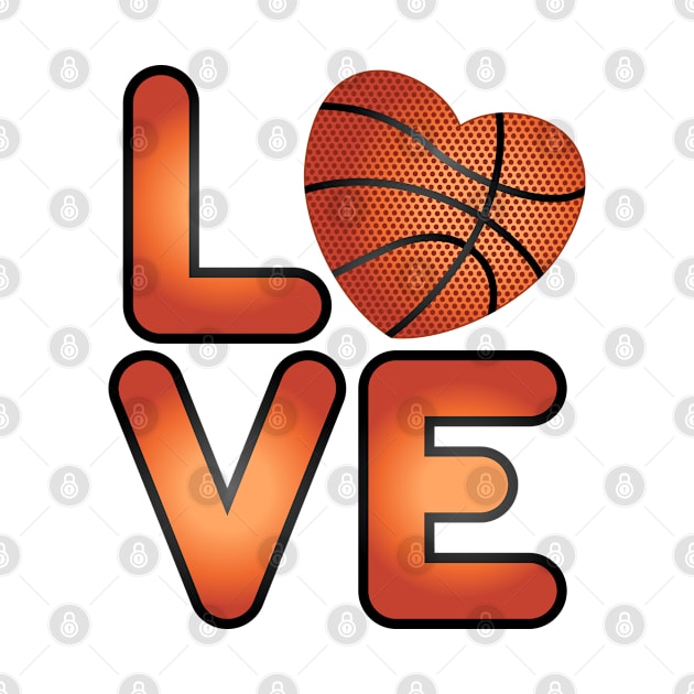 Love Basketball Heart by IsmaSaleem