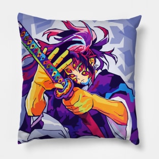 Kokushibo Wpap Art Pillow