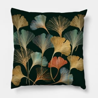 Ginkgo Leaf painting art Pillow