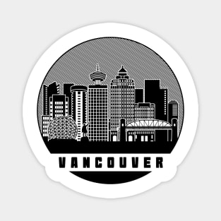 Vancouver Canada Skyline Magnet