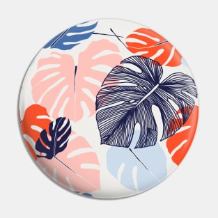 Tropical Plant Design Pin